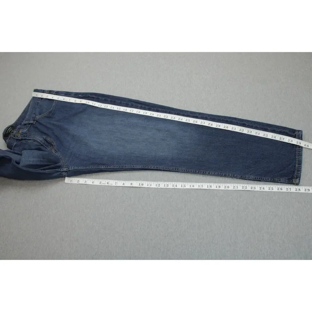 Banana Republic Jeans Mens 36 x‎ 30 Blue 100% Cotton Slim Straight